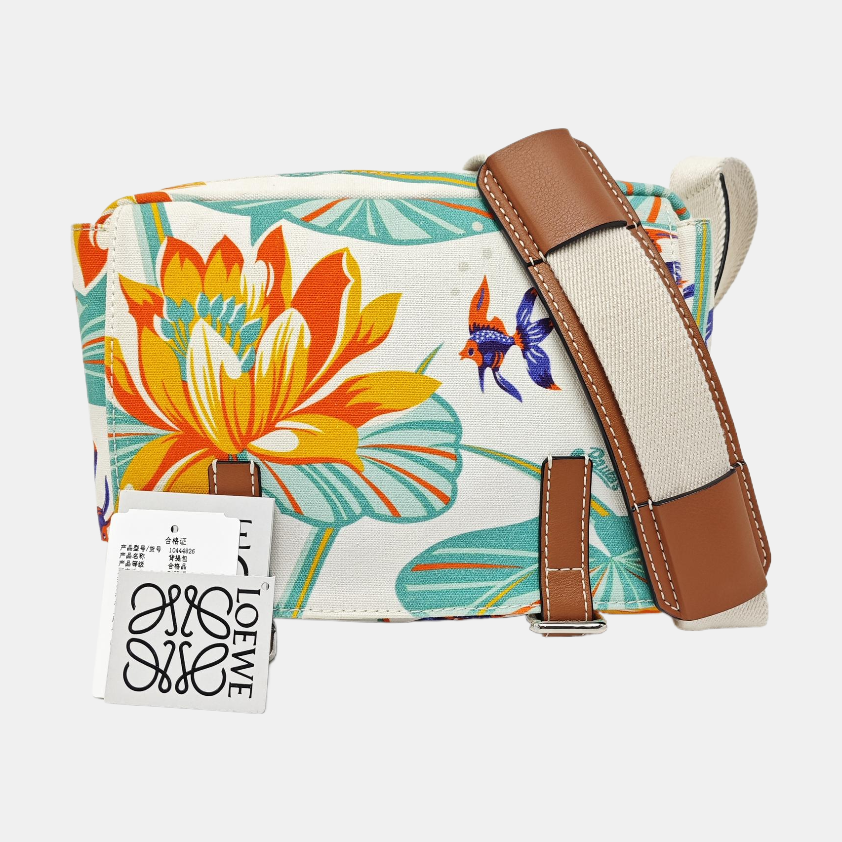 Canvas Shoulder Bag Extra Small White