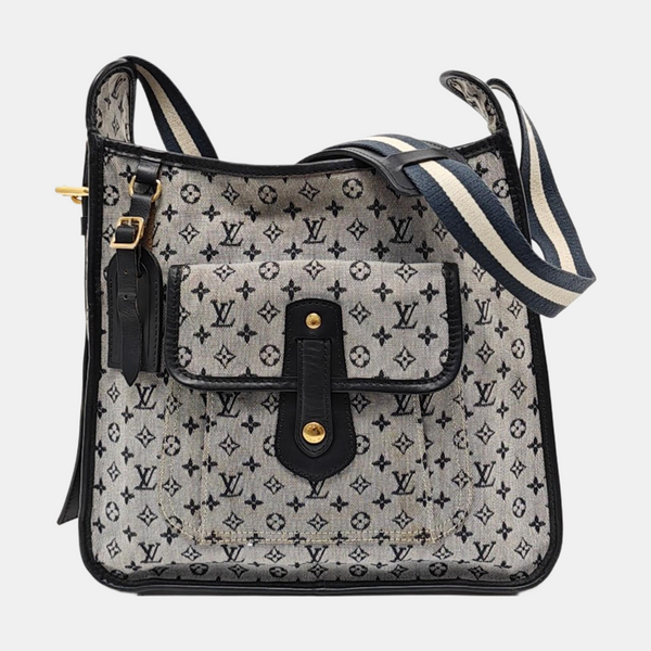 MARY KATE Monogram Canvas Blue