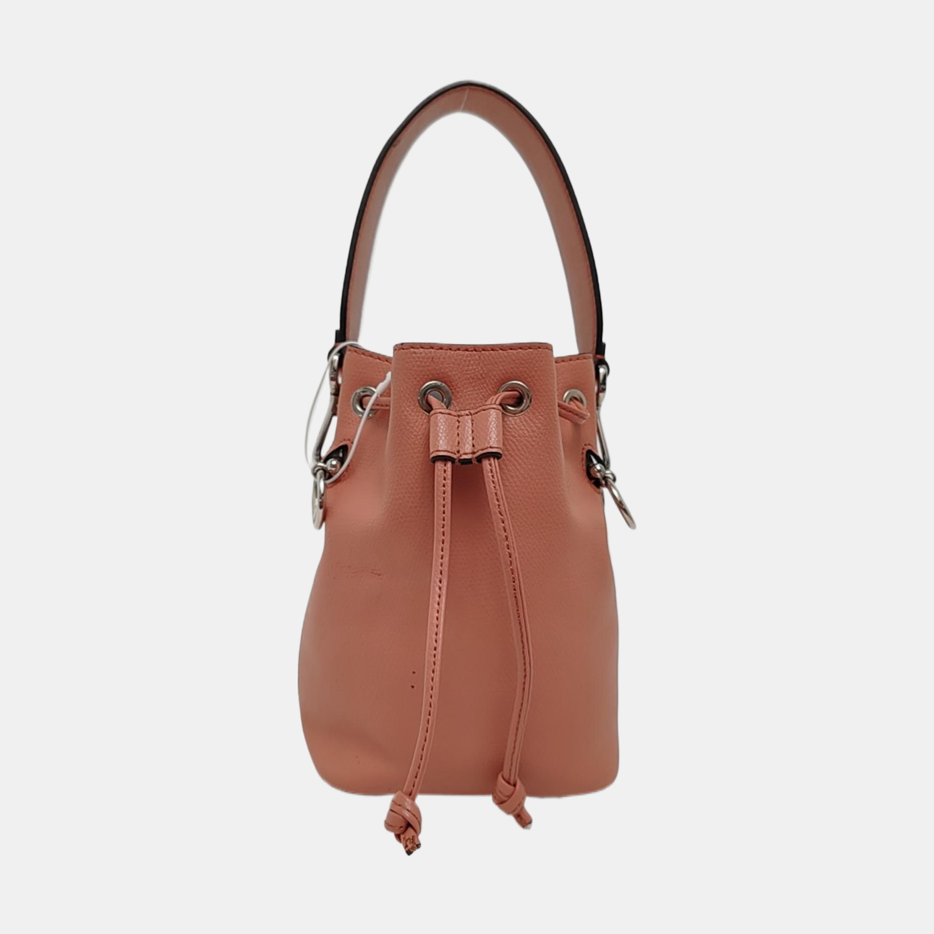 Authenticated pre-owned  Mon Tresor Mini Calfskin Pink - Bucket Bag at Looply
