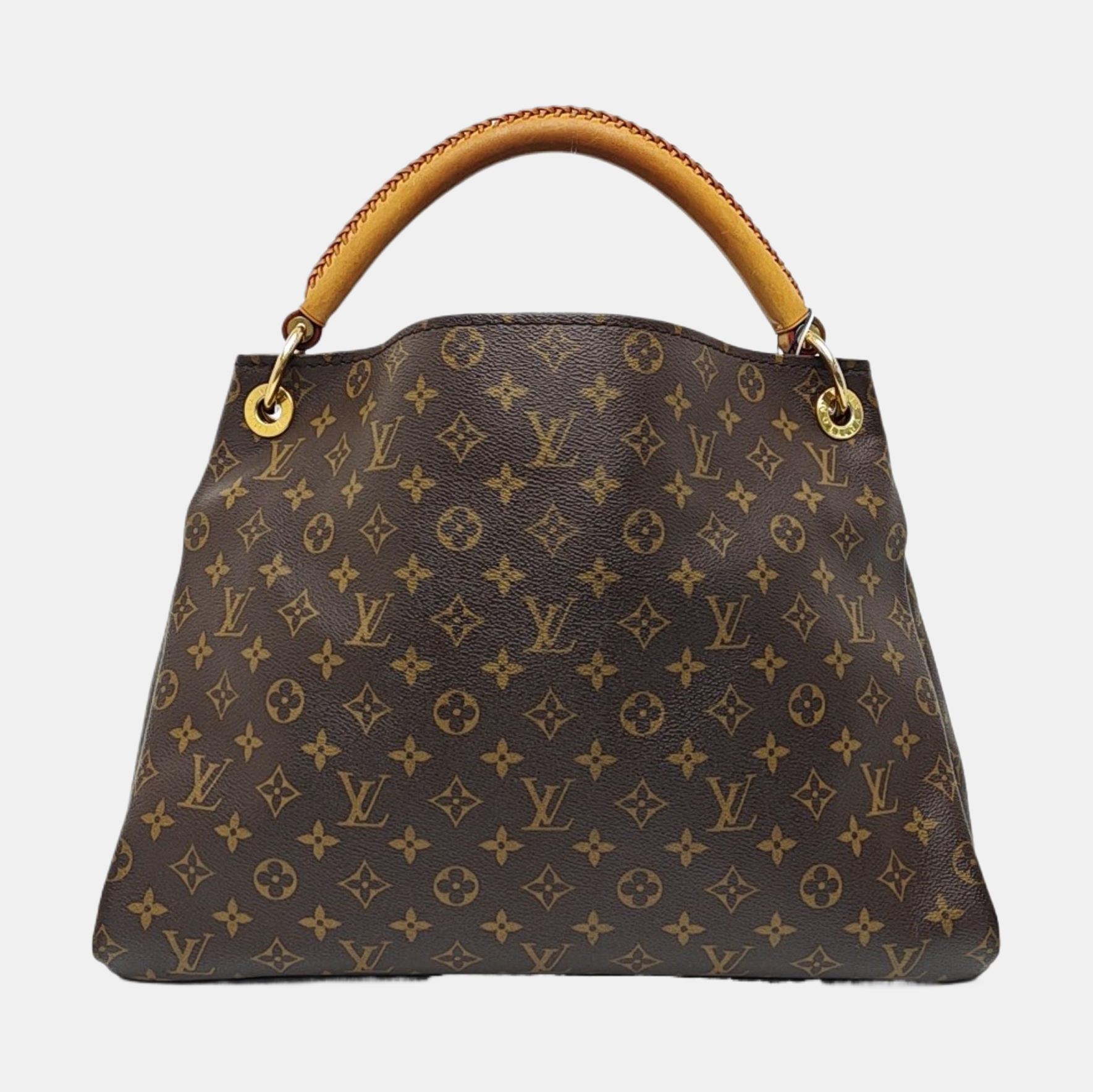 ARTSY MM Monogram Coated Canvas Brown