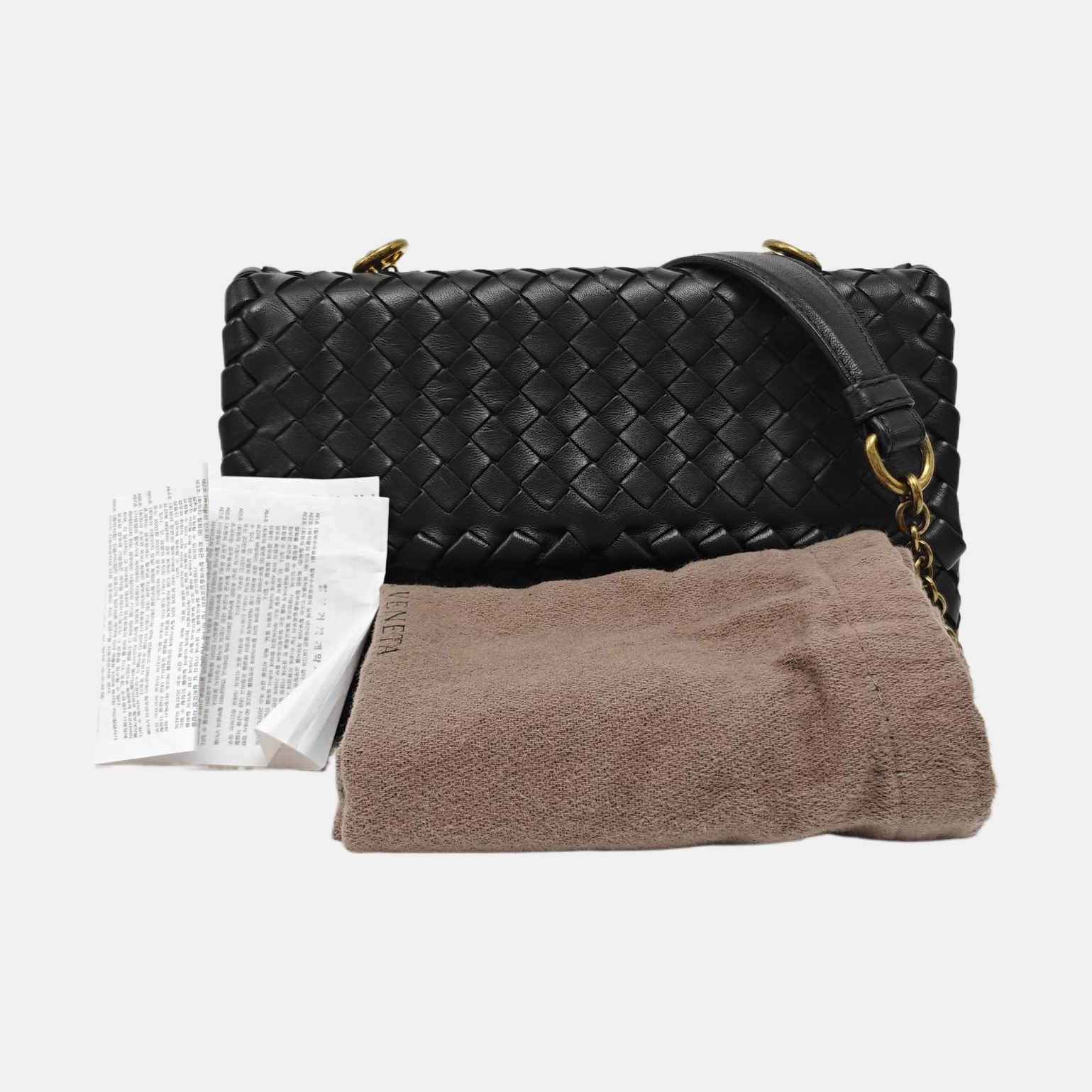 Olimpia Small Calfskin Black