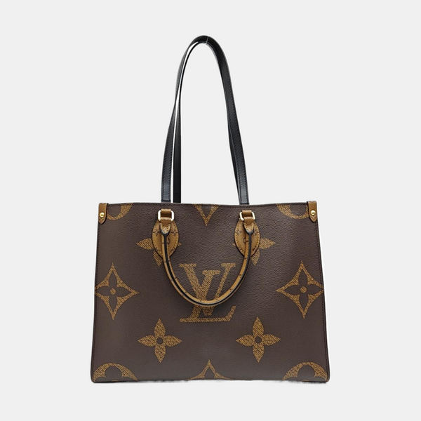 ONTHEGO MM Monogram Coated Canvas Brown