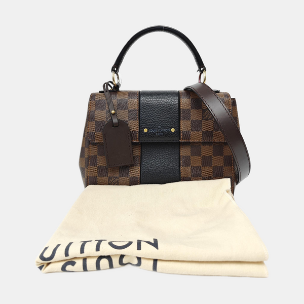 BOND STREET BB Damier Ebene Coated Canvas Brown