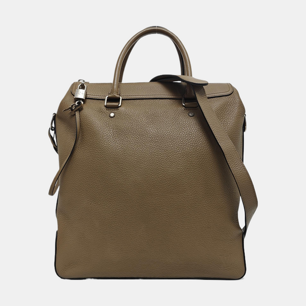 Calfskin Shoulder Bag Brown