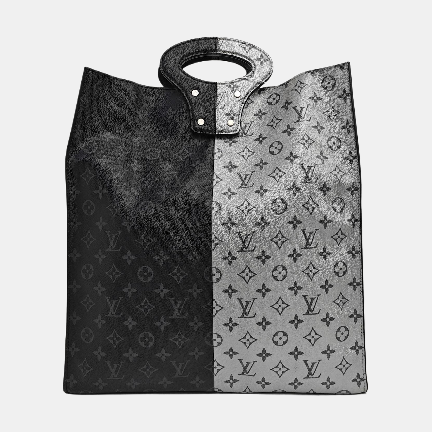 Monogram Coated Canvas Tote Bag Multicolor