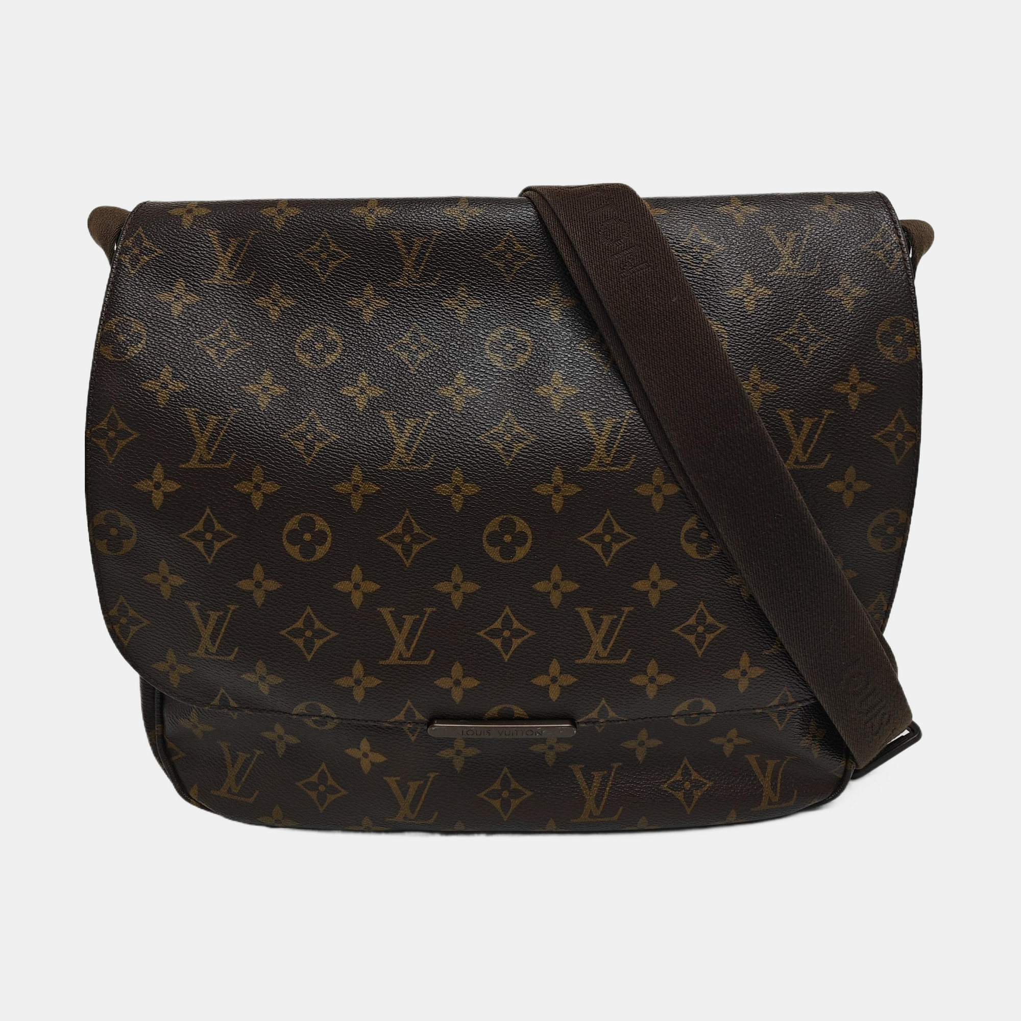 VINTAGE BEAUBOURG Monogram Coated Canvas Brown