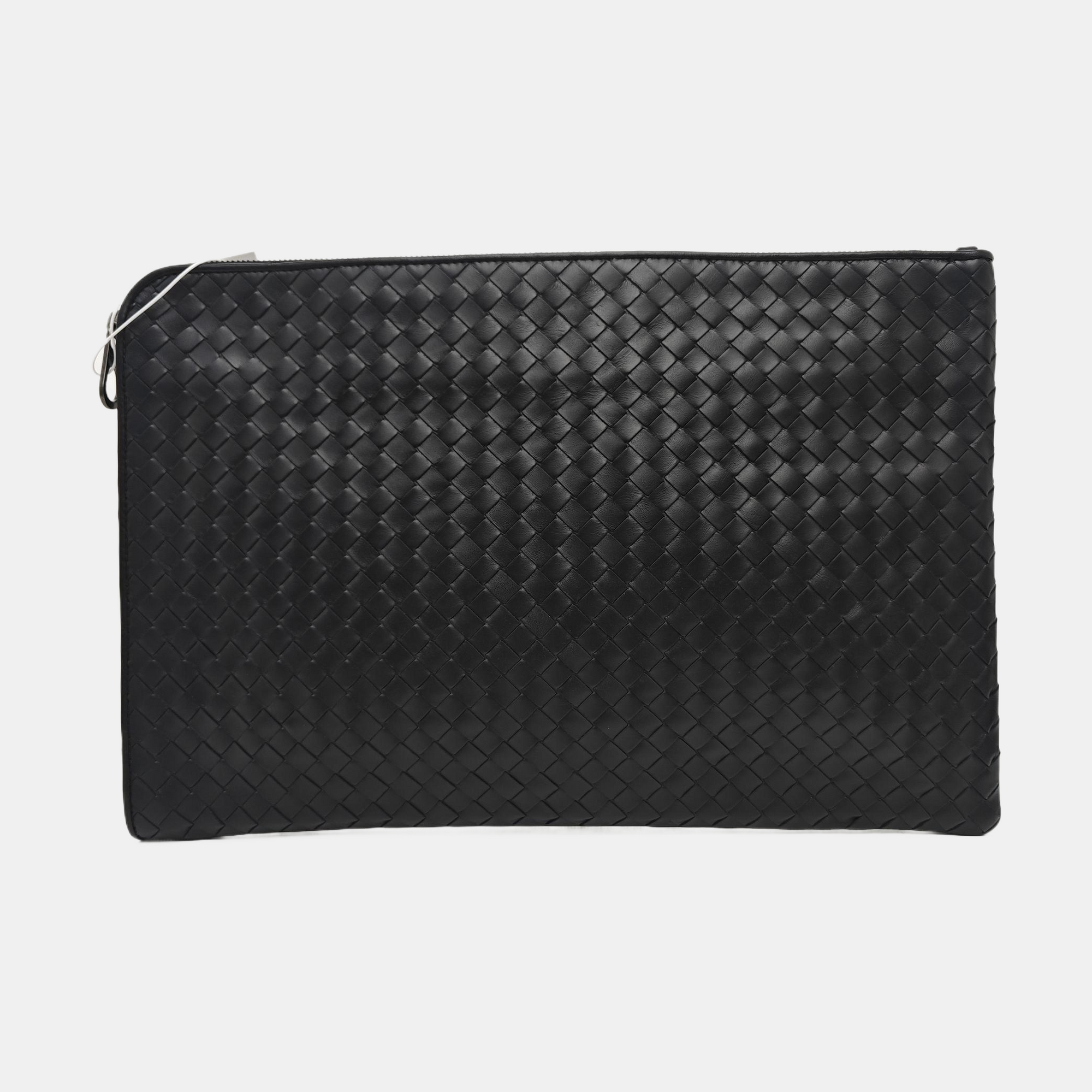 Calfskin Clutch Black