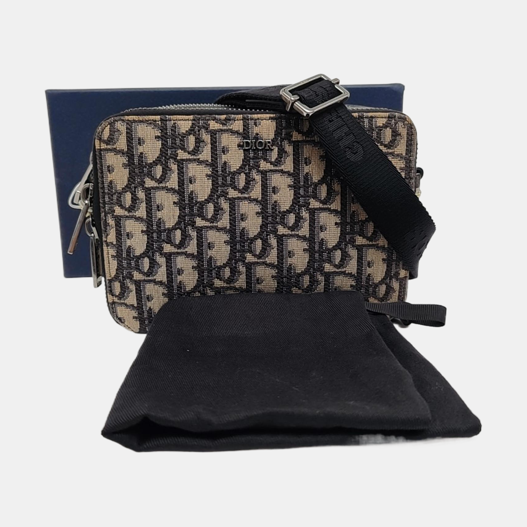 Safari Oblique Canvas Blue