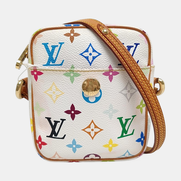 RIFT Monogram Coated Canvas White