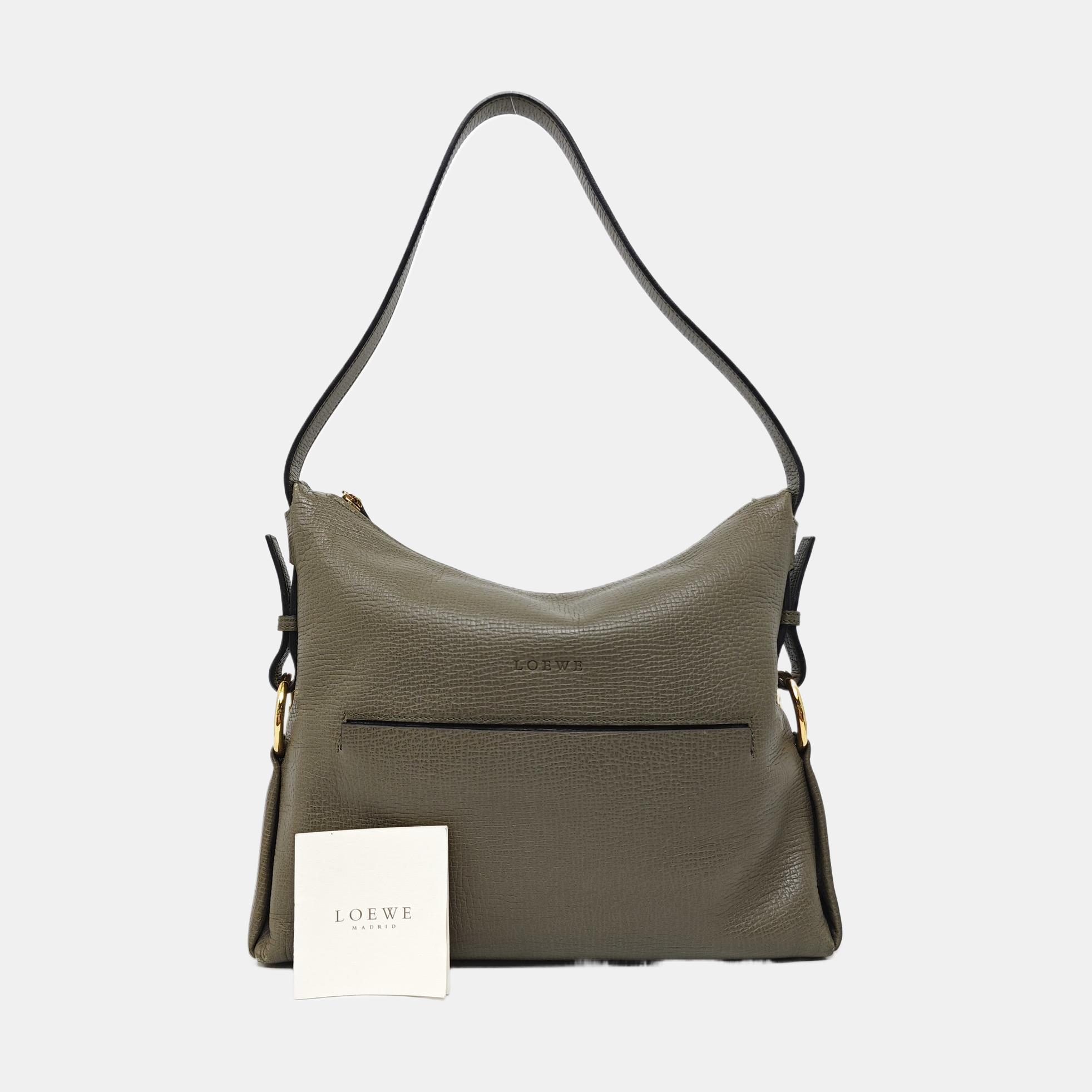 T Messenger Calfskin Green