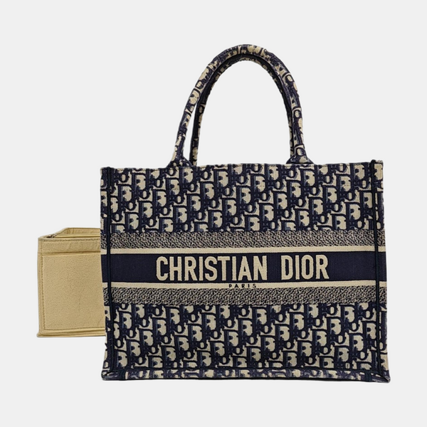 Book Tote Medium Canvas Blue