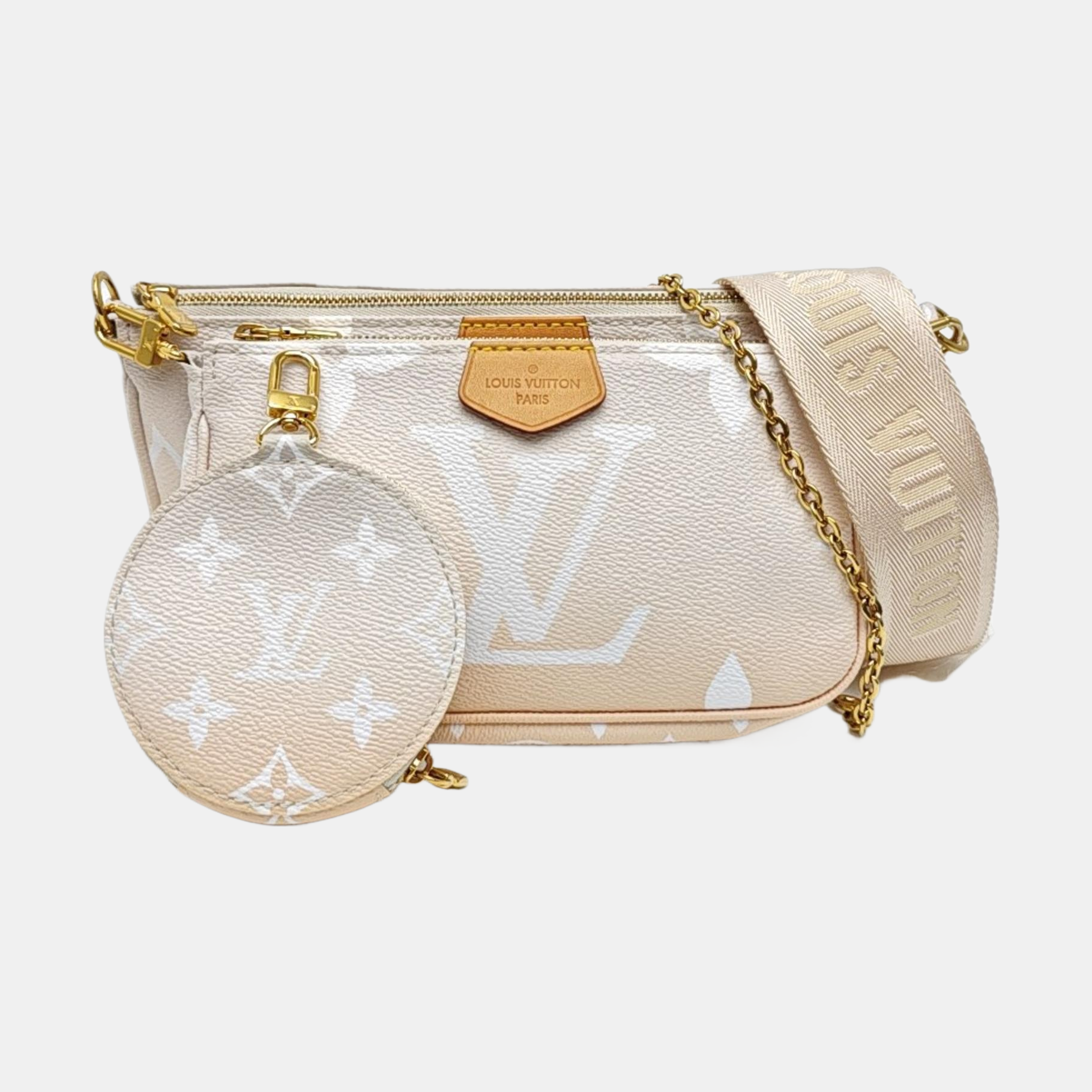 MULTI Monogram Coated Canvas Beige
