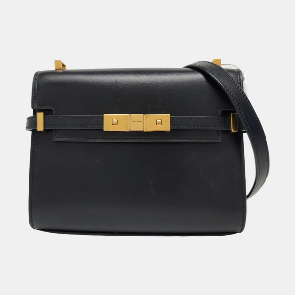 Authenticated pre-owned  MANHATTAN Mini Calfskin Black - Shoulder Bag at Looply