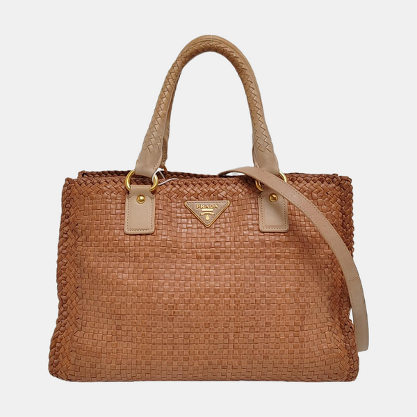 Calfskin Tote Bag Brown