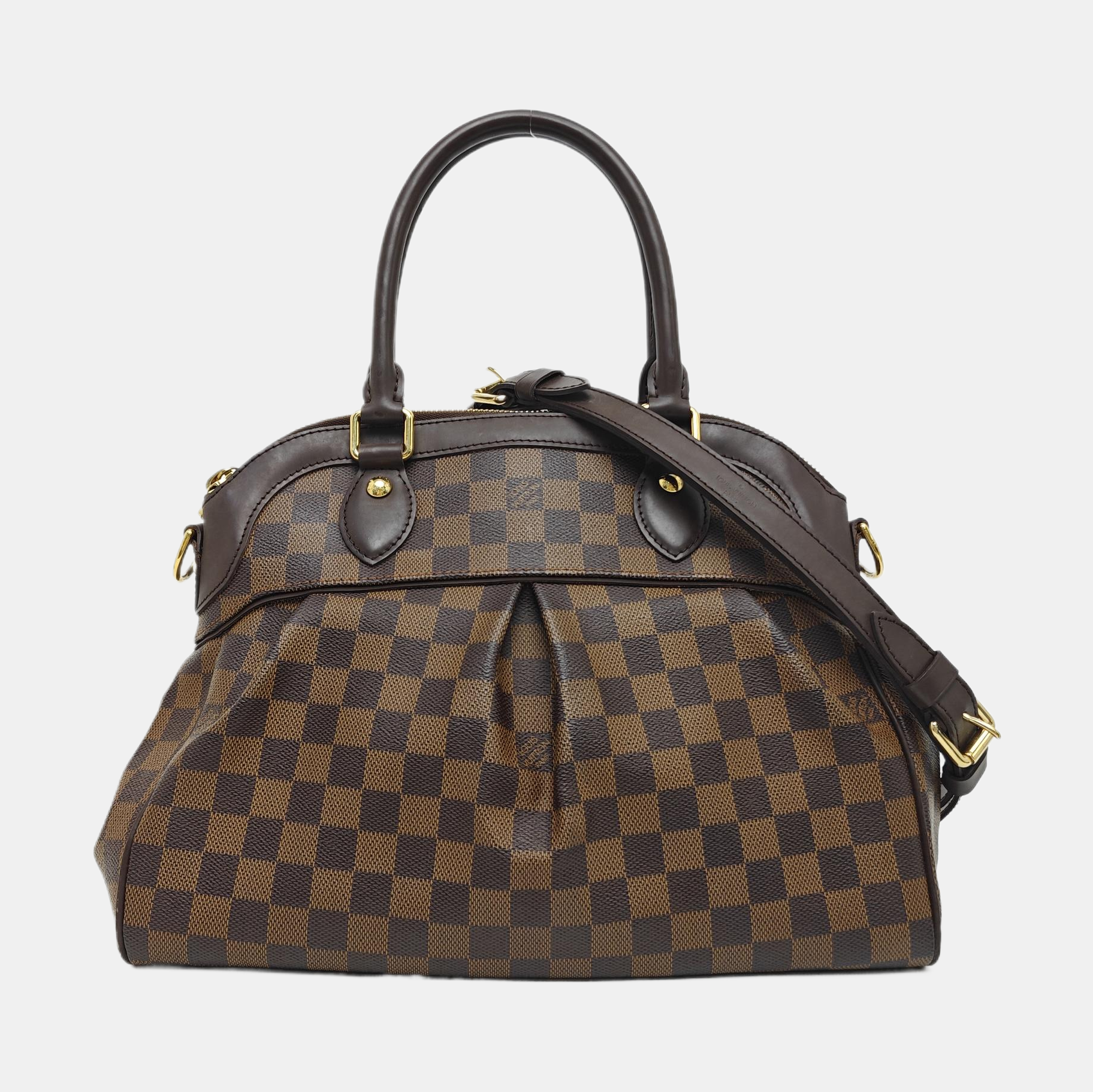 TREVI PM Damier Ebene Coated Canvas Brown