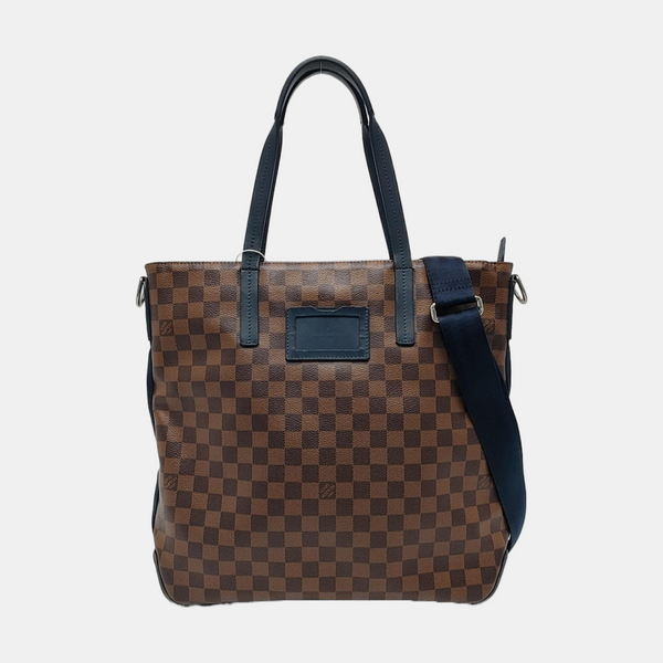 Damier Ebene Coated Canvas Brown