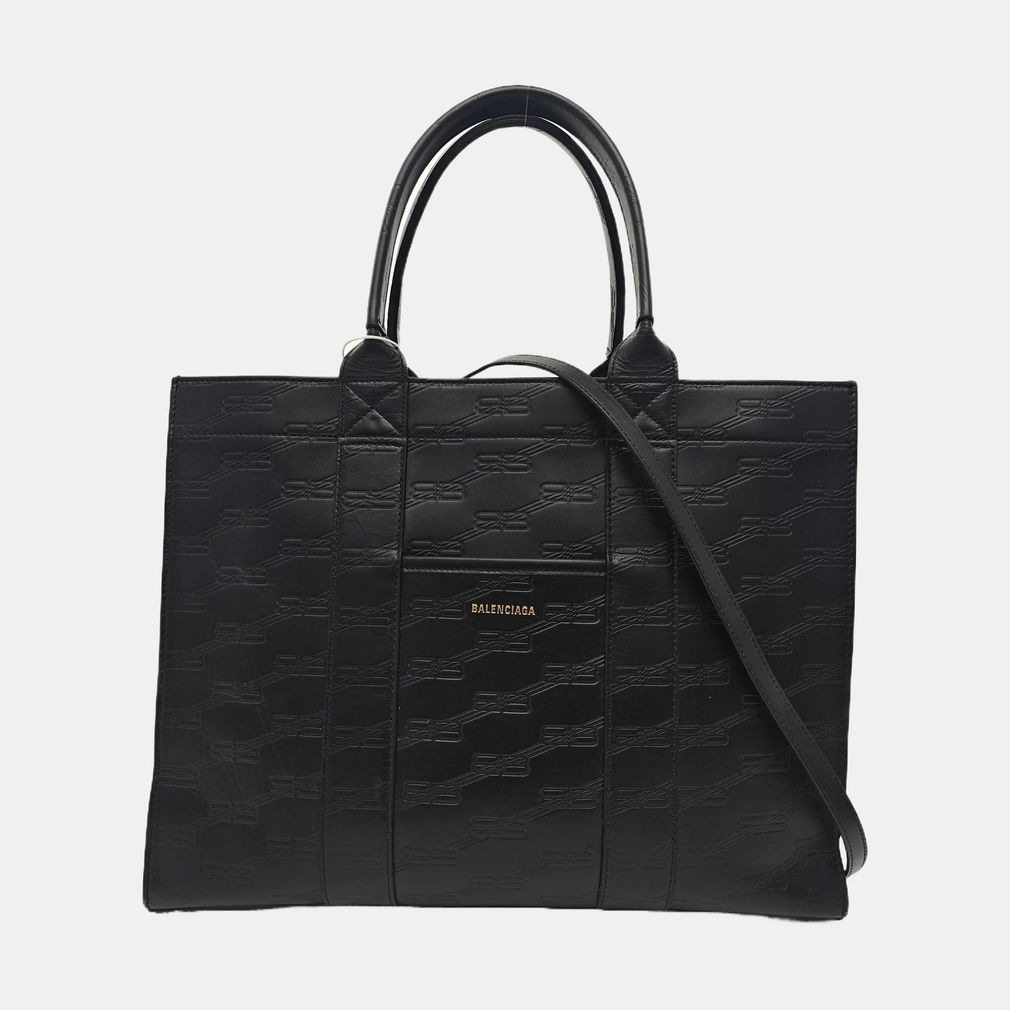 Calfskin Shoulder Bag Black