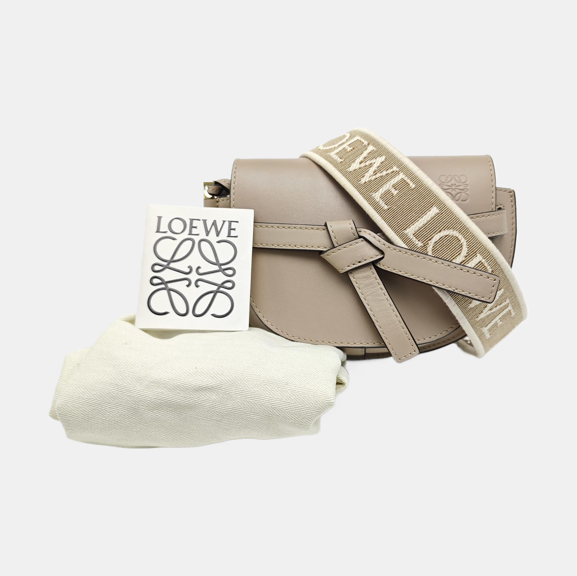 Gate Mini Calfskin Beige