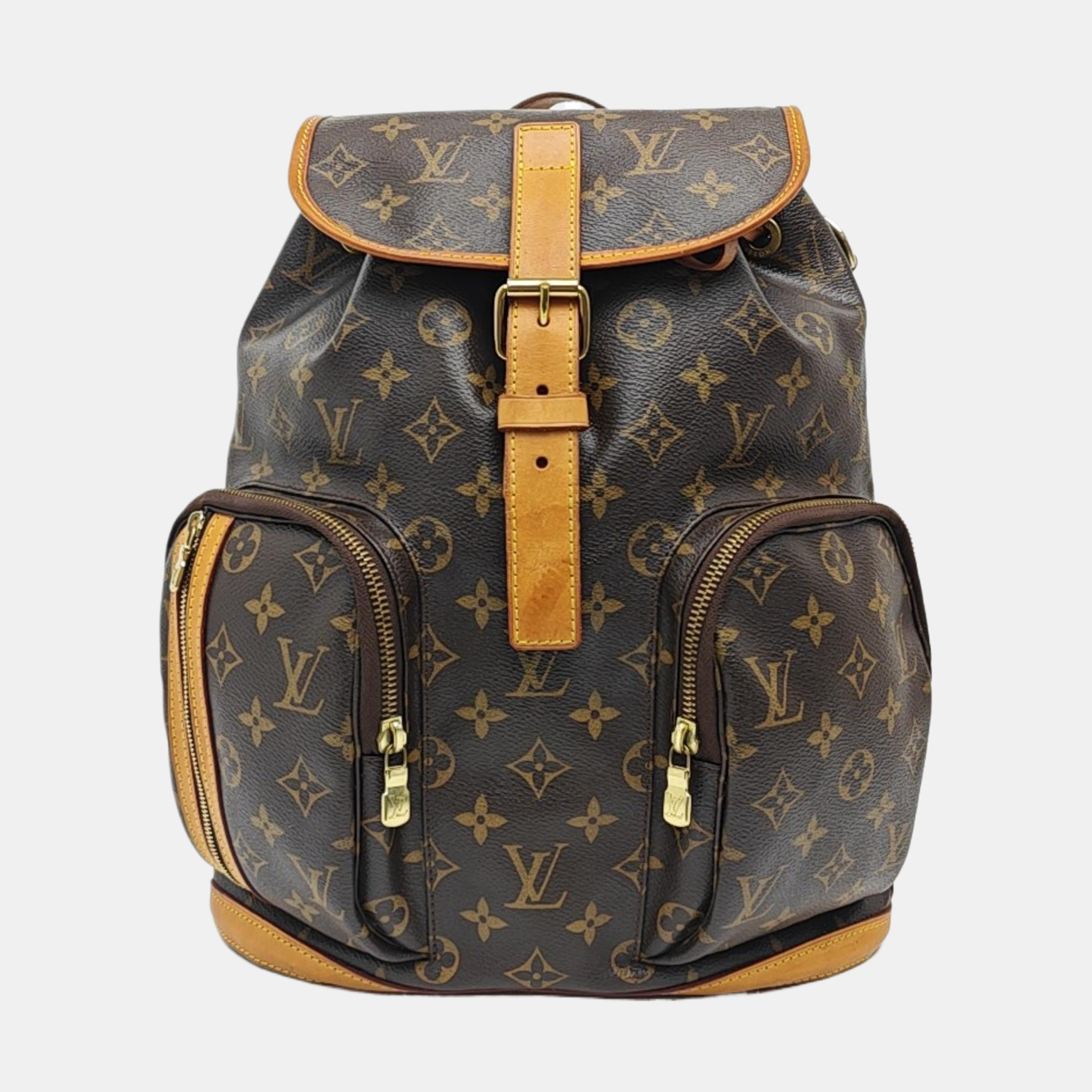 BOSPHORE Monogram Coated Canvas Brown