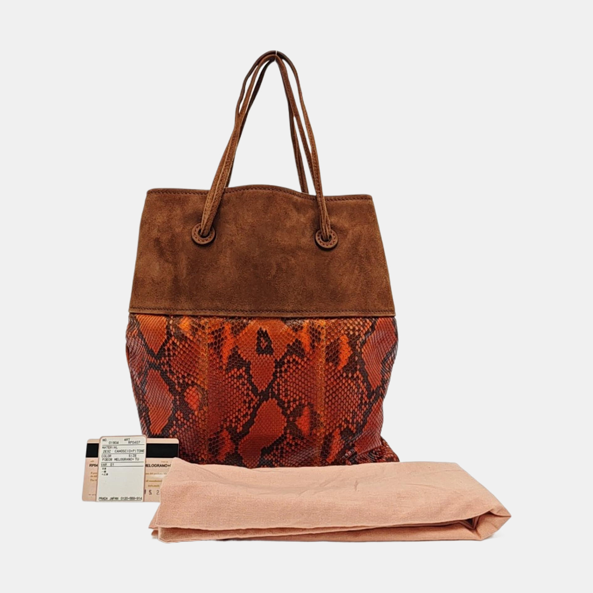 Python Top Handle Bag Multicolor
