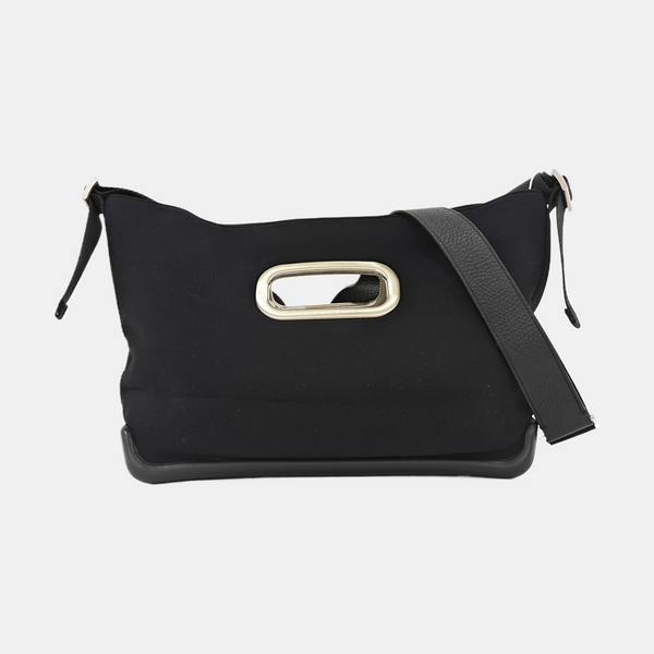 Nylon Crossbody Bag Black
