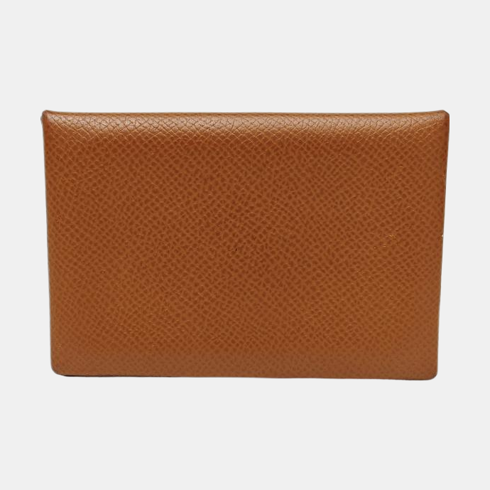 Calvi Epsom Brown Card Holder