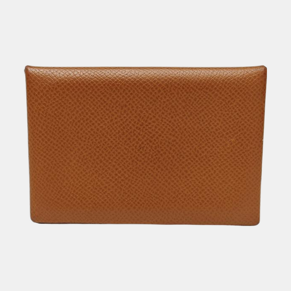 Calvi Epsom Brown Card Holder