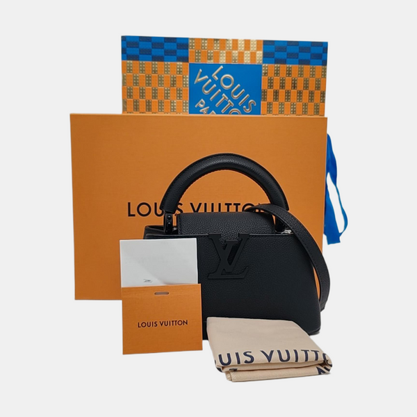 CAPUCINES Mini Calfskin Black