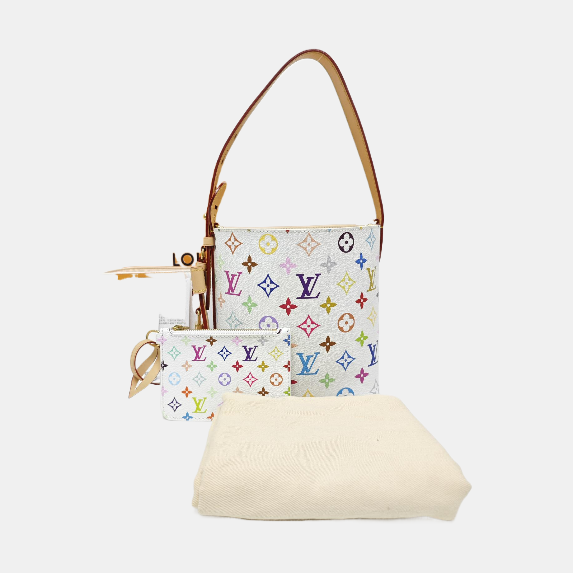 LV × TM ALL IN BB Monogram Coated Canvas White