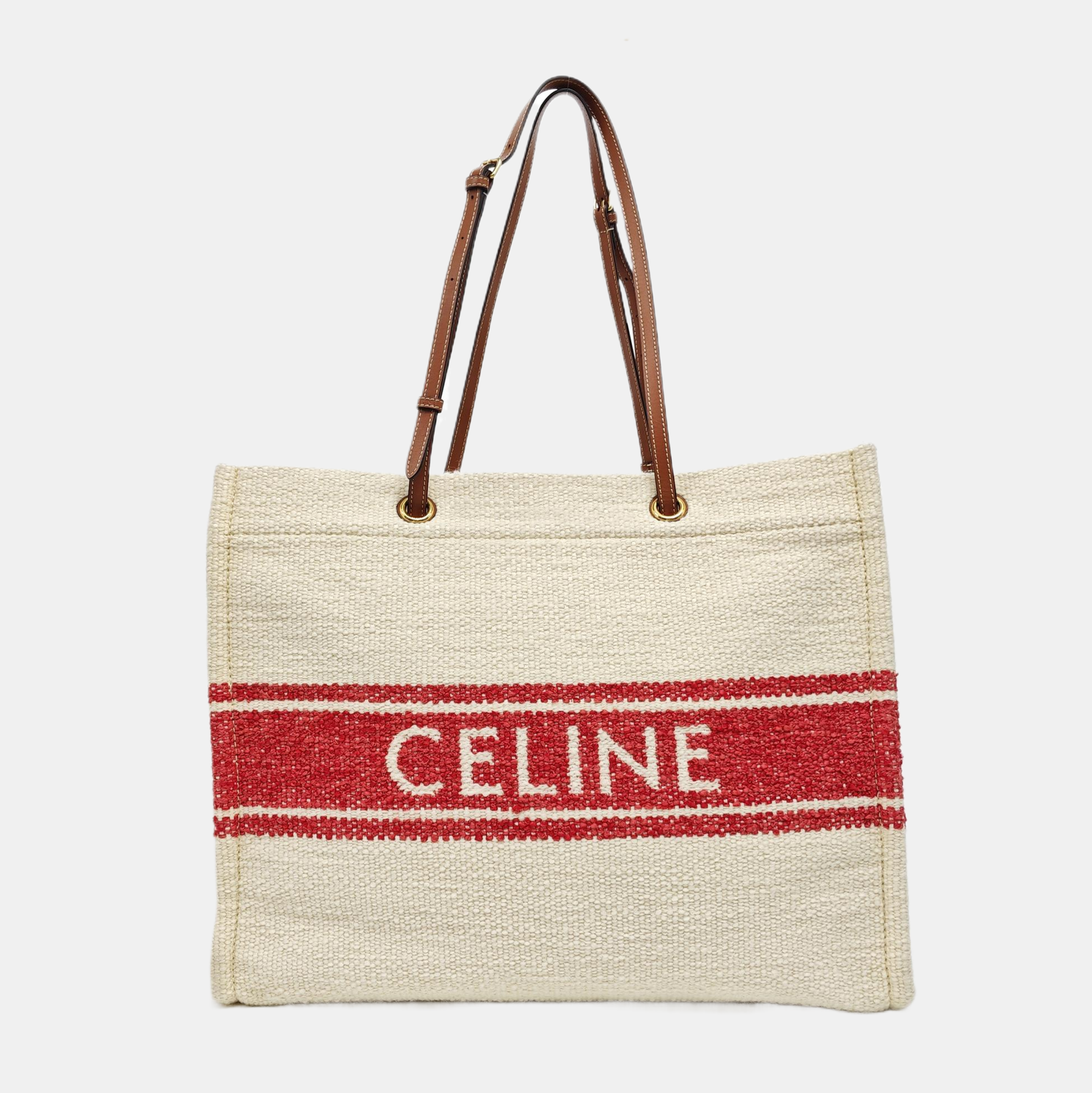 CABAS CELINE Fabric Beige