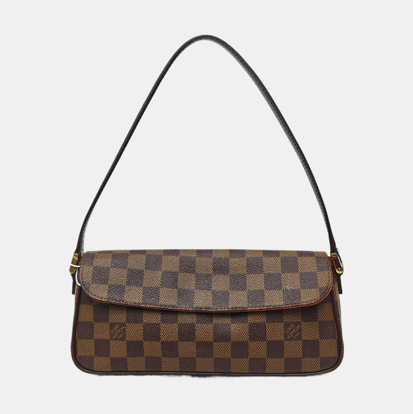 RECOLETA Damier Ebene Coated Canvas Brown