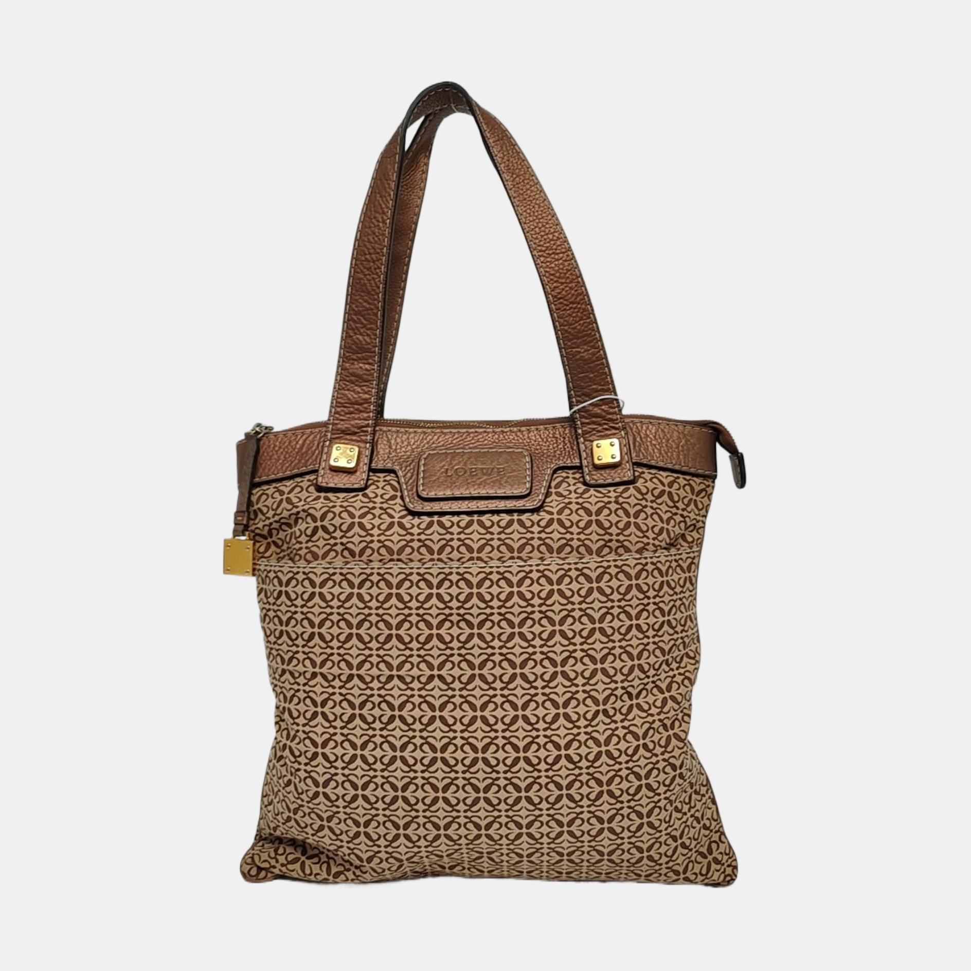 Canvas Tote Bag Brown