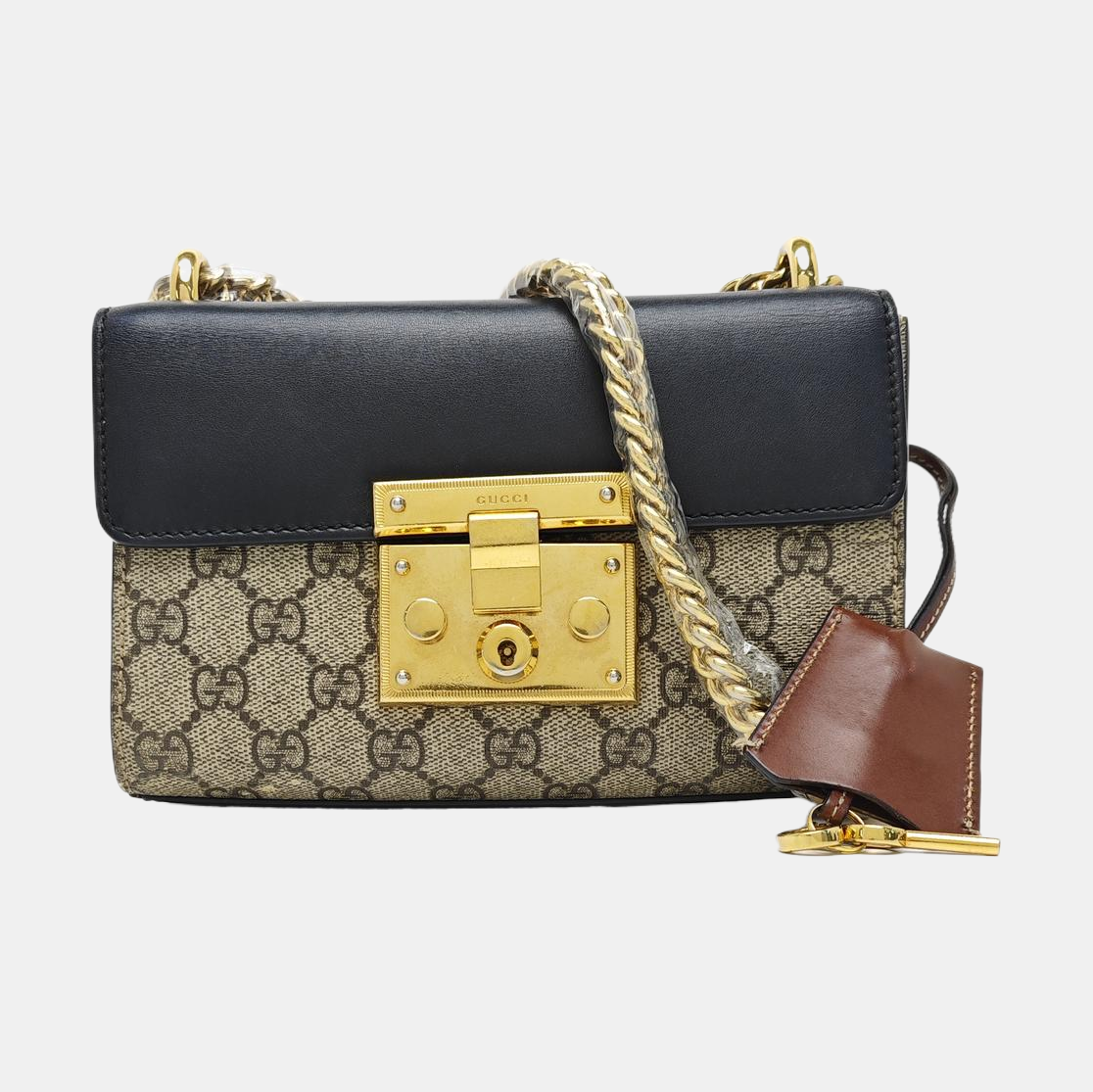 Padlock Small Monogram Coated Canvas Multicolor