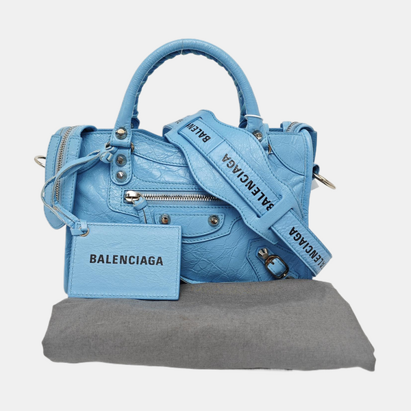 Classic City Mini Lambskin Blue