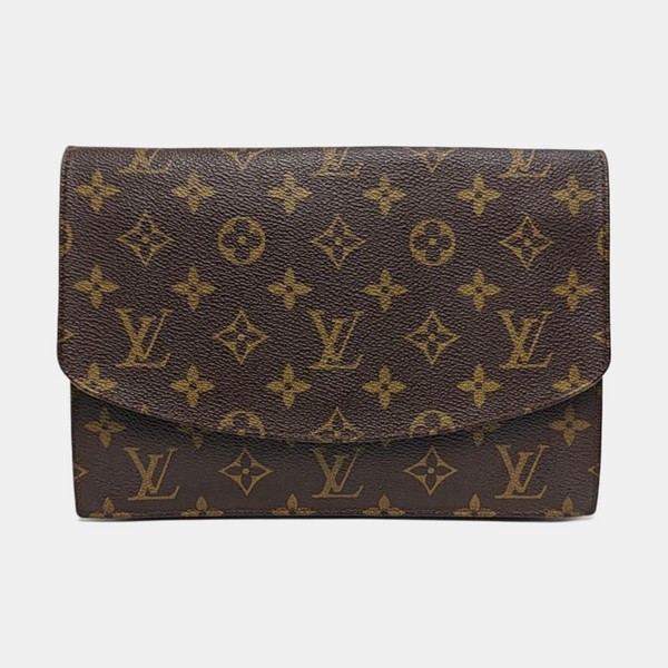 POCHETTE RABAT Monogram Coated Canvas Brown