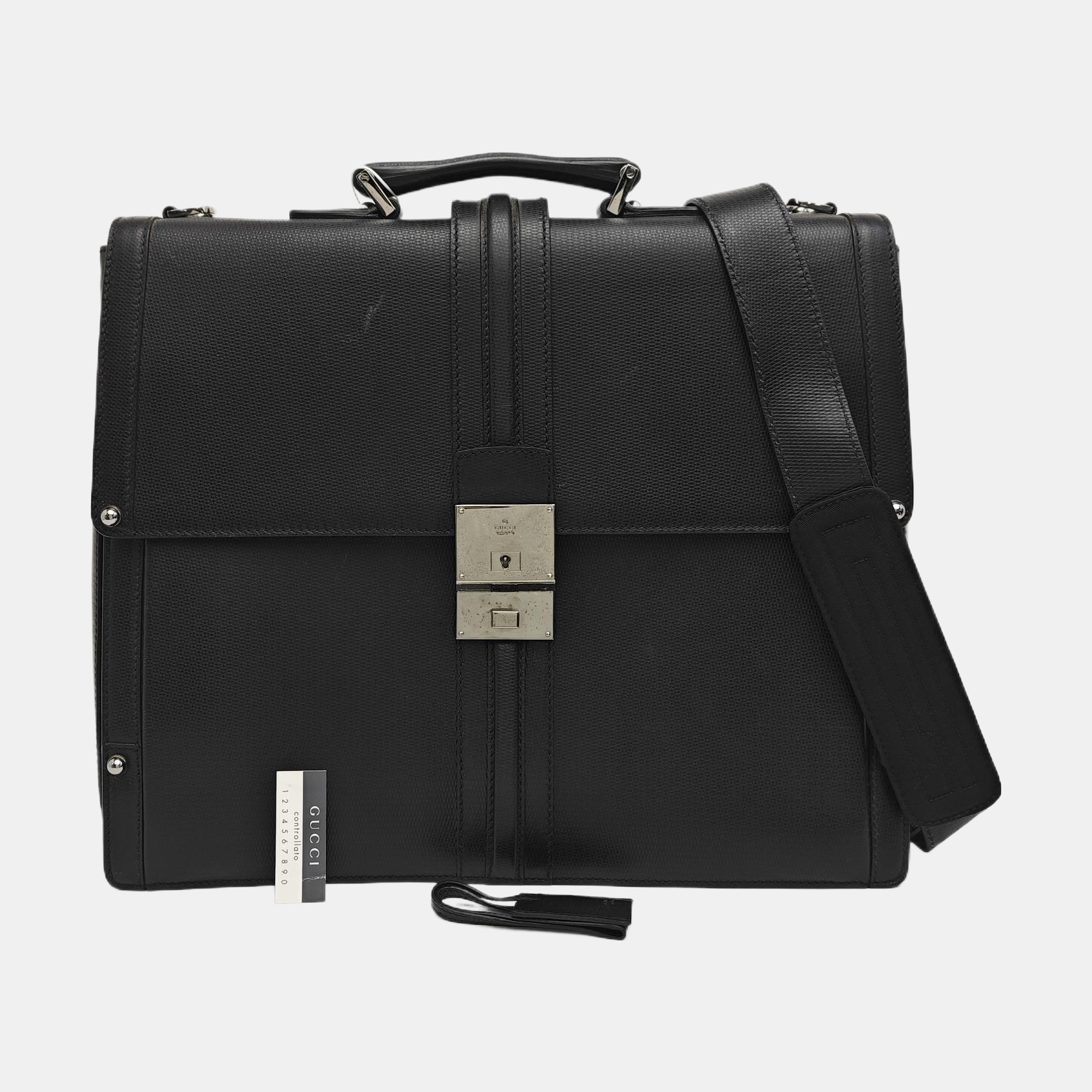 Calfskin Shoulder Bag Black