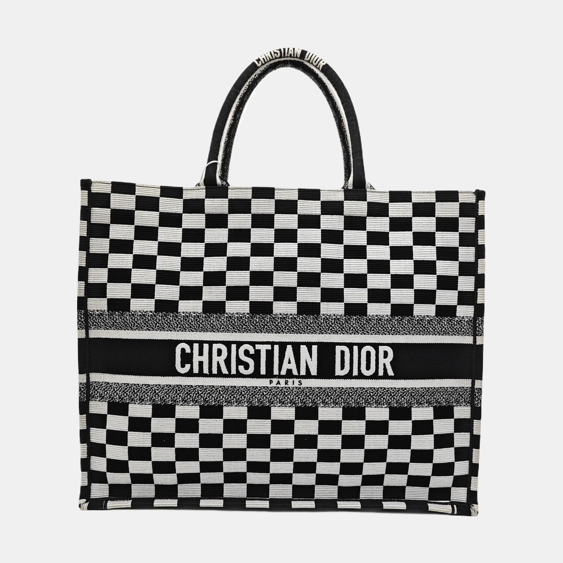 Book Tote Large Canvas Black