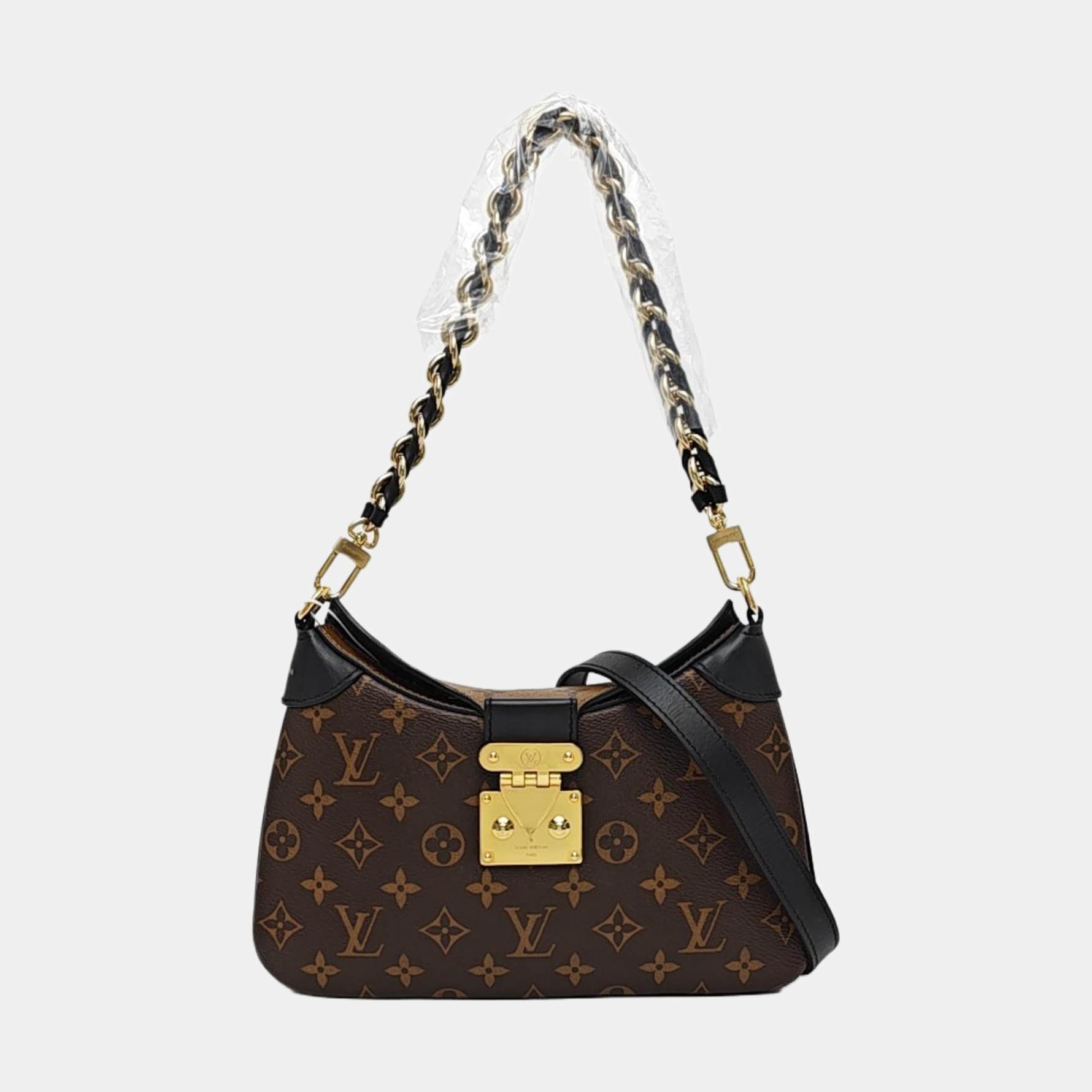 TWINNY Monogram Coated Canvas Brown