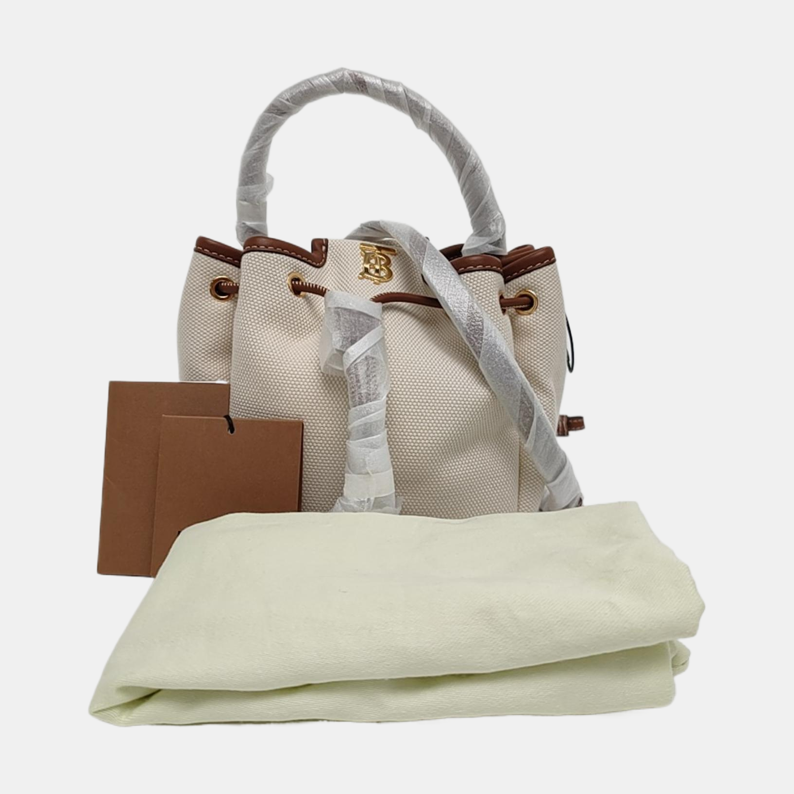 TB Mini Canvas Beige