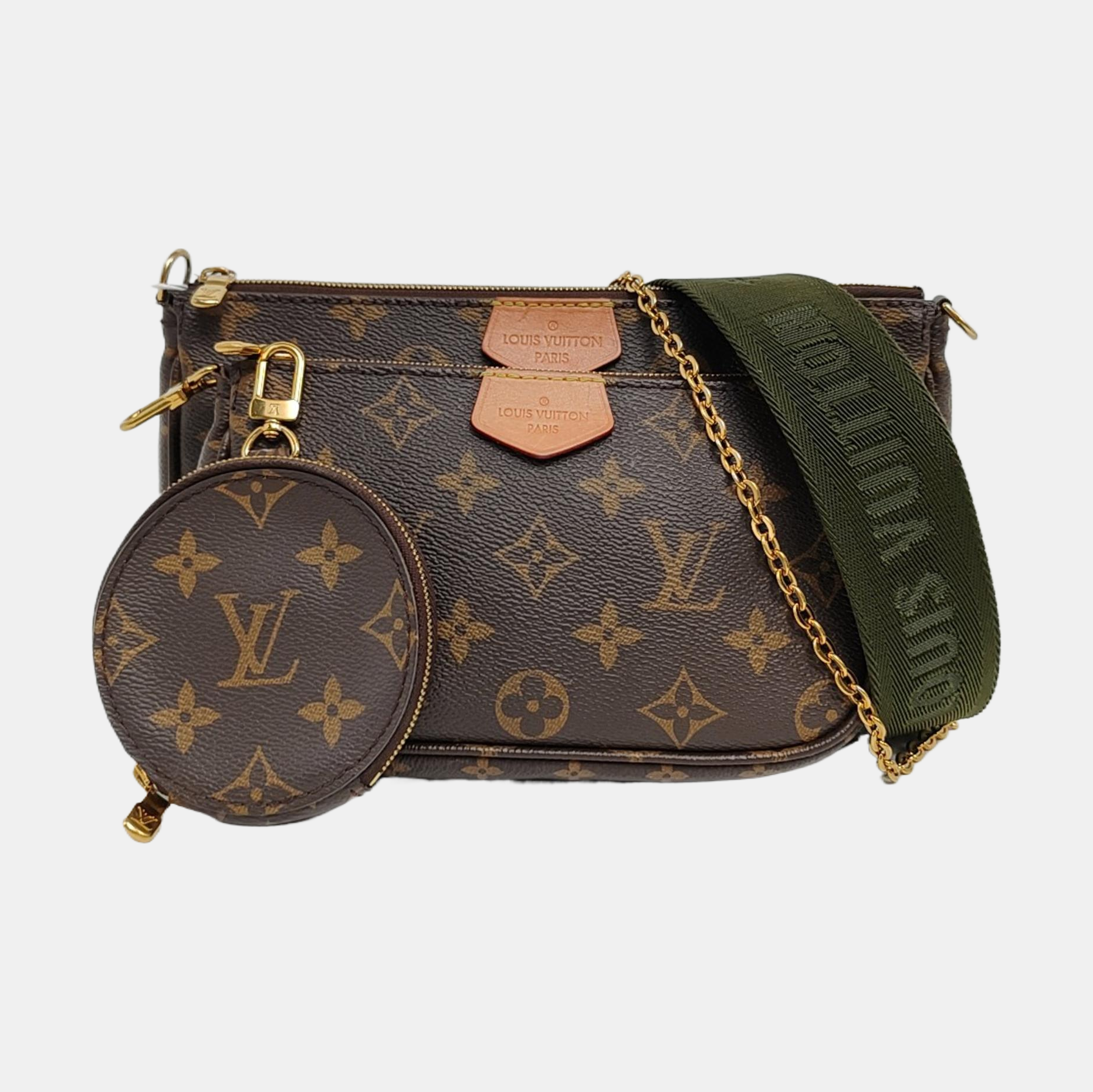 MULTI Monogram Coated Canvas Brown