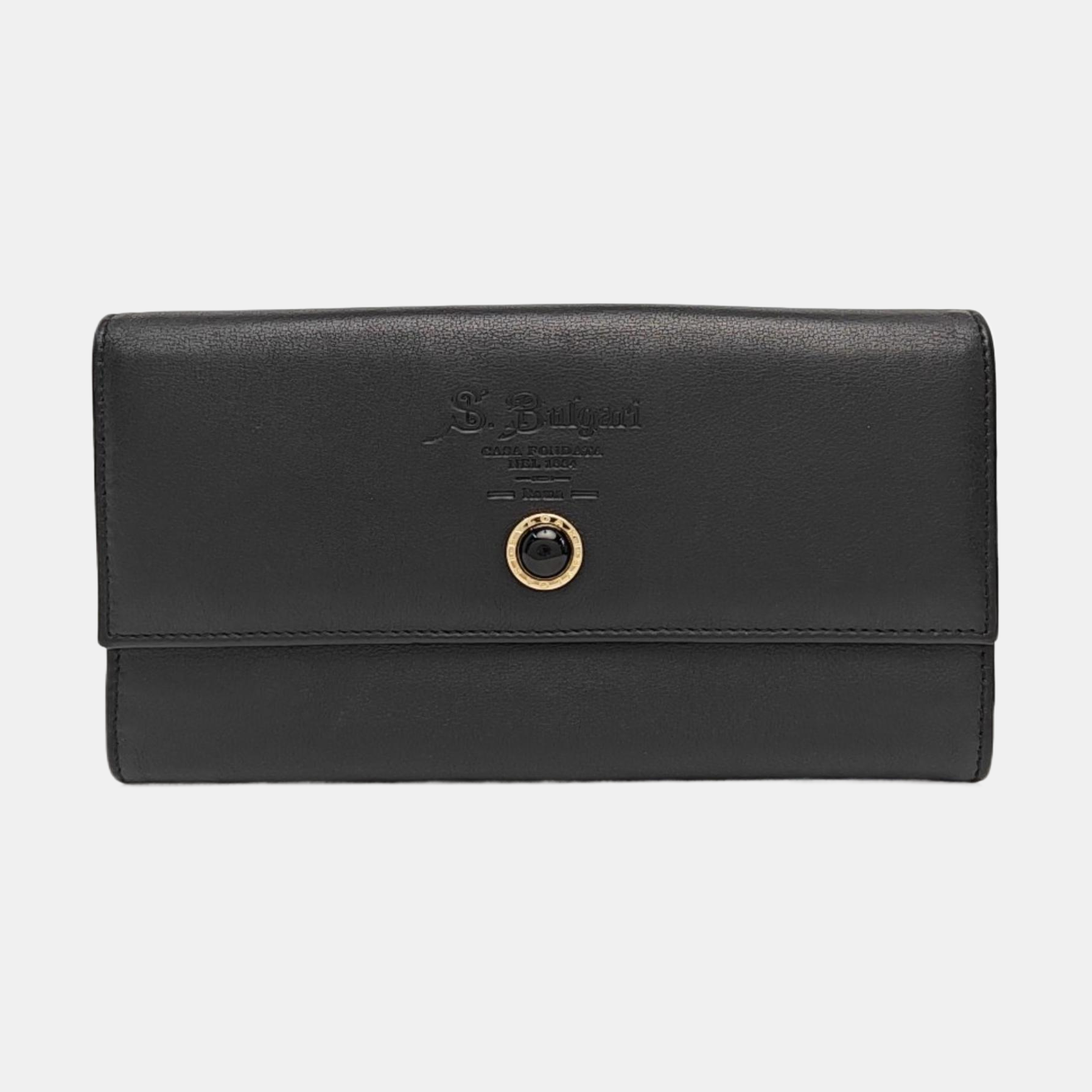 Calfskin Wallet Black