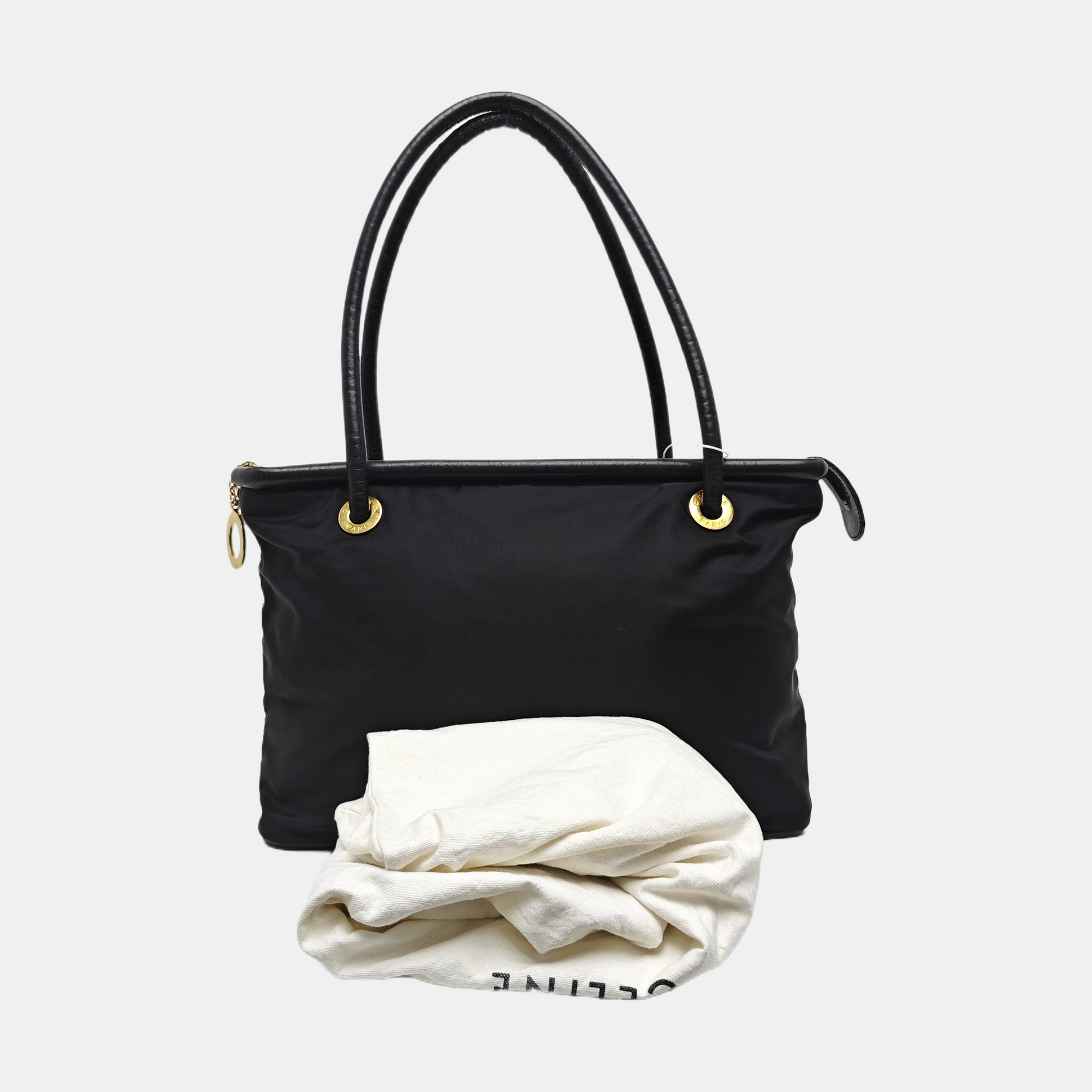 Nylon Tote Bag Black