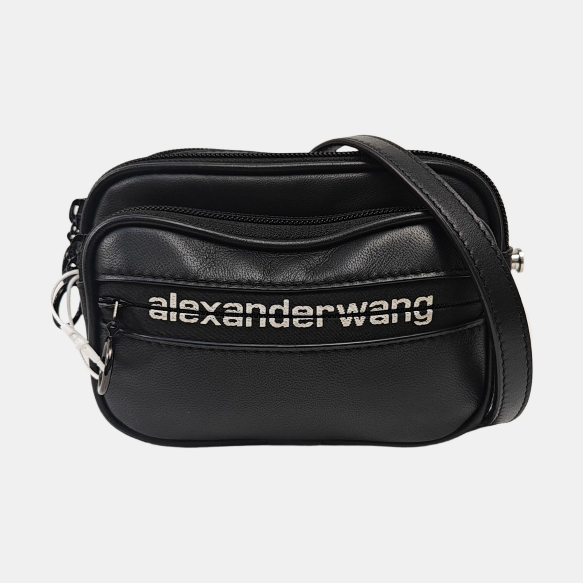 Lambskin Shoulder Bag Black