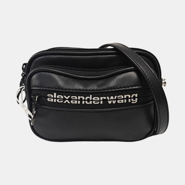 Lambskin Shoulder Bag Black