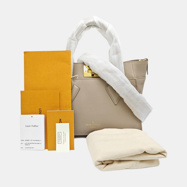 ON MY SIDE PM Monogram Calfskin Beige