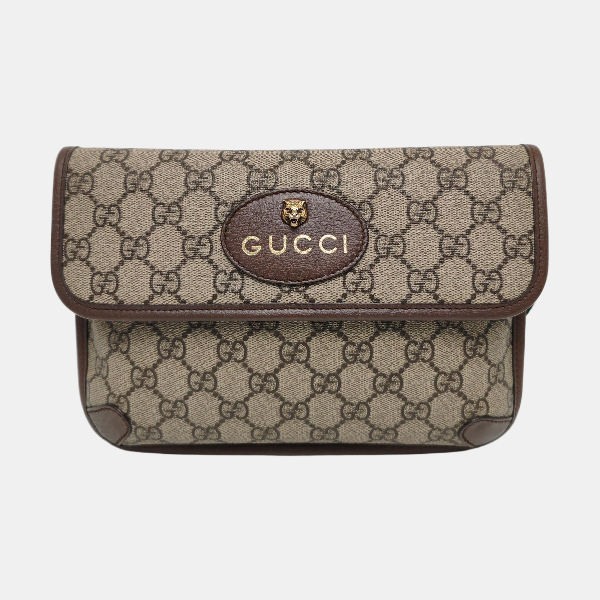 Neo Vintage Monogram Coated Canvas Beige