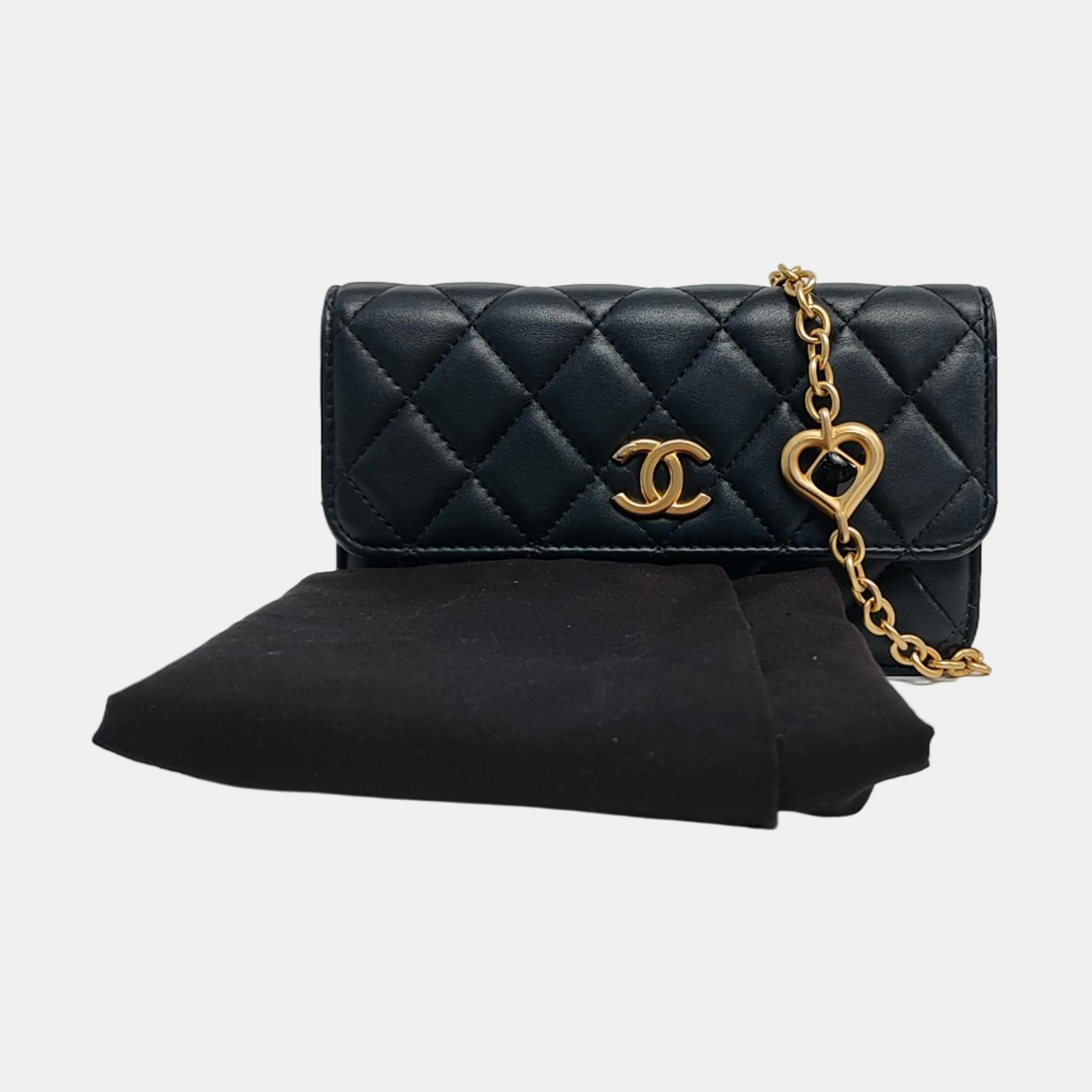 Quilted Lambskin Black