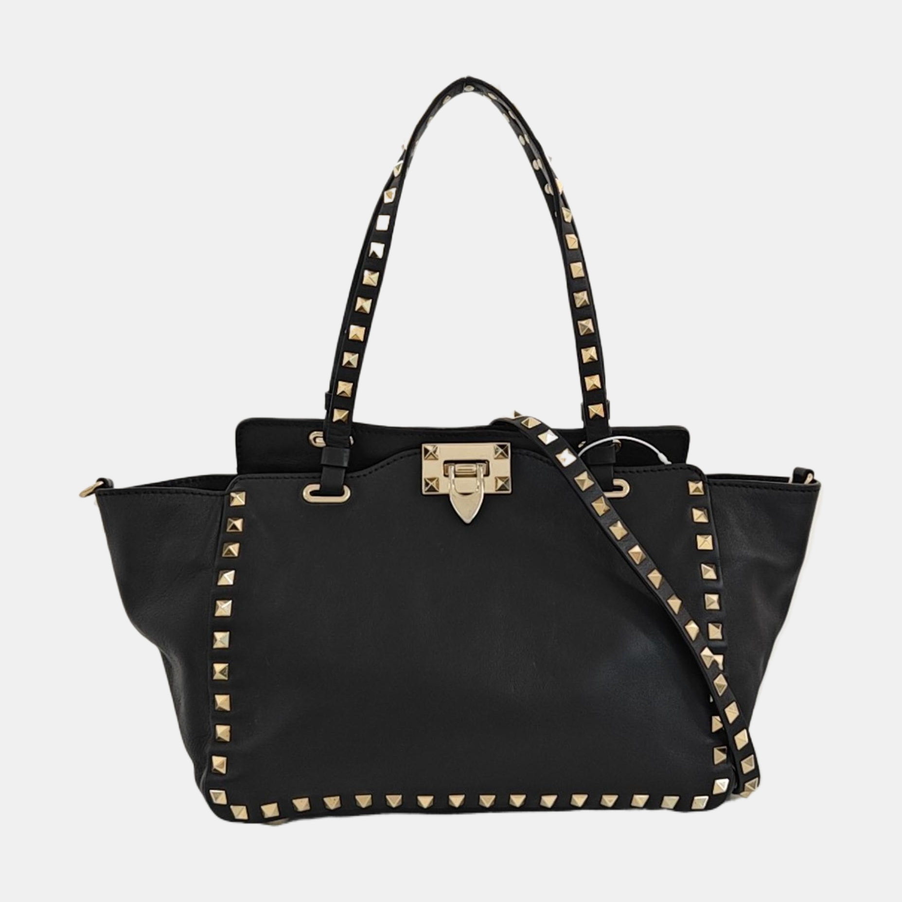 Calfskin Shoulder Bag Black