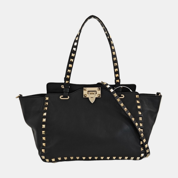 Calfskin Shoulder Bag Black