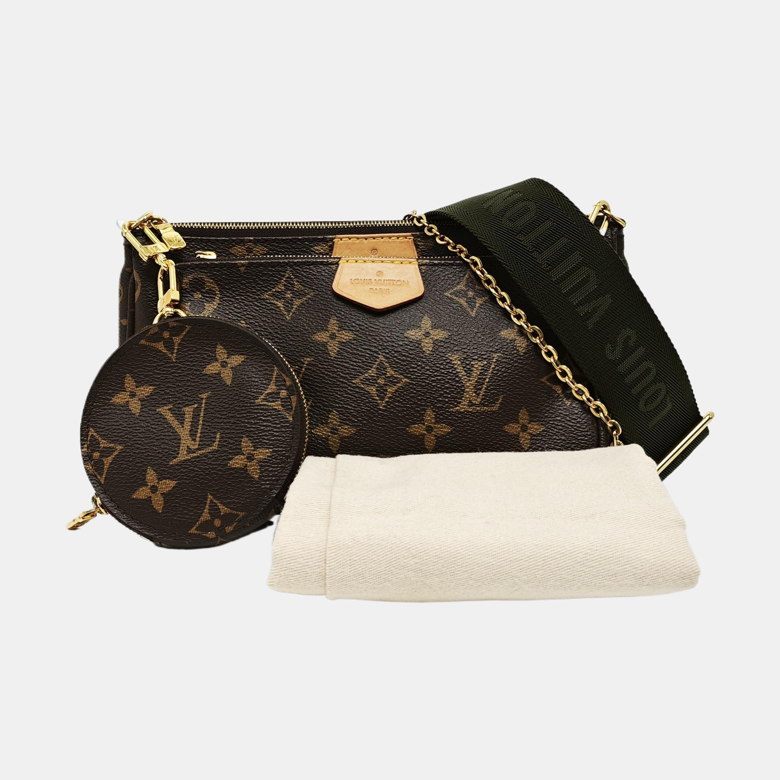MULTI Monogram Coated Canvas Brown